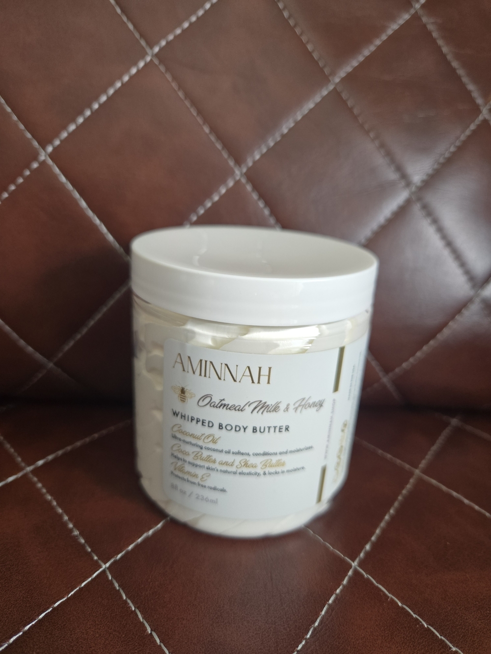 Oatmeal Milk & Honey Whipped Body Butter - White